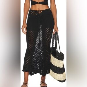 Revolve x SNDYS Whitehaven Skirt in Black